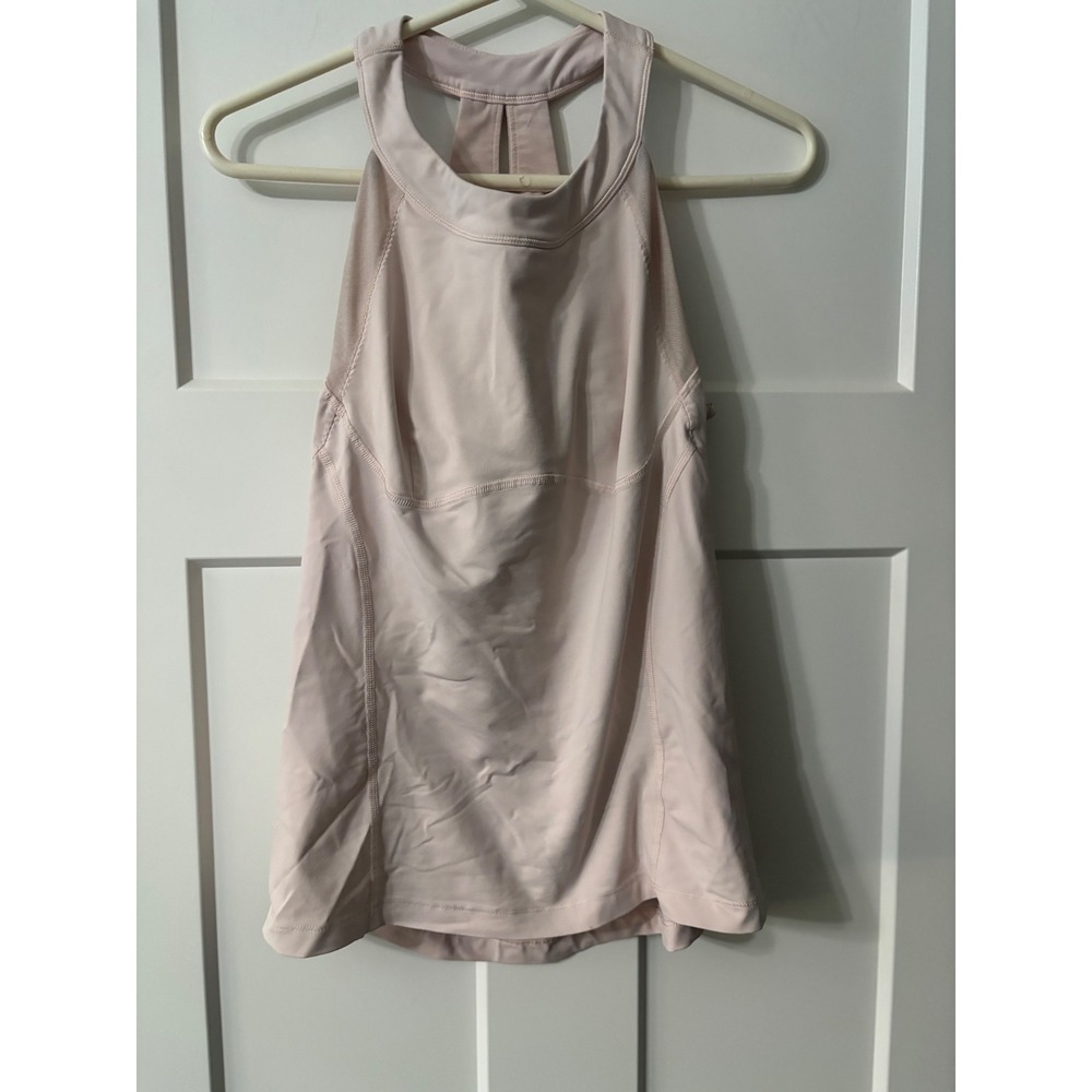 Lululemon Athletica Pink Racerback Tank Top Mesh Back Size‎ 4
